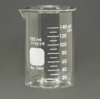 VASO GRADUADO VIDRIO 150ML