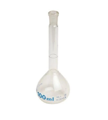 MATRAZ VOLUMETRICO CON TAPON PP 100ML