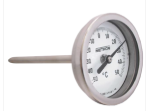 TERMOMETRO BIMATALICO 0/120 CARATULA 3" VASTAGO 2 1/2