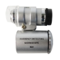 MINI MICROSCOPIO 60X BOLSILLO LED