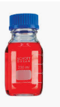 FRASCO BOROSILICATO CON T AZUL 250ML