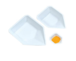 CHAROLA PS PENTAGONAL 43X58X13MM CON 500