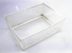 CESTO DE METAL GALVANIZADO 35 X25 X15CM