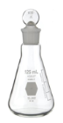 MATRAZ ERLENMEYER TAPON DE VIDRIO 125ML