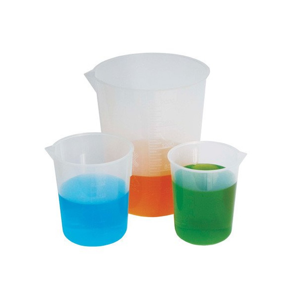 VASO GRADUADO PLASTICO PP 250ML