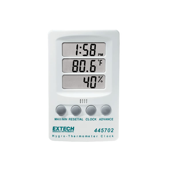 MEDIDOR TEMPERATURA Y HUMEDAD CON RELOJ