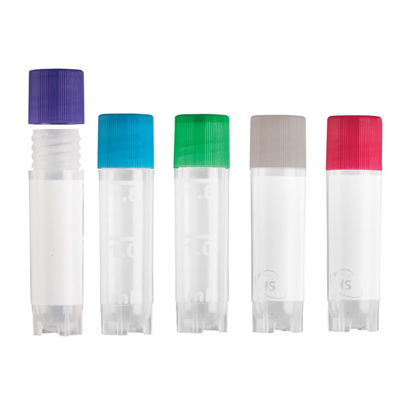 CRIOTUBO 2ML COLOR TAPA ROSCA CON 500