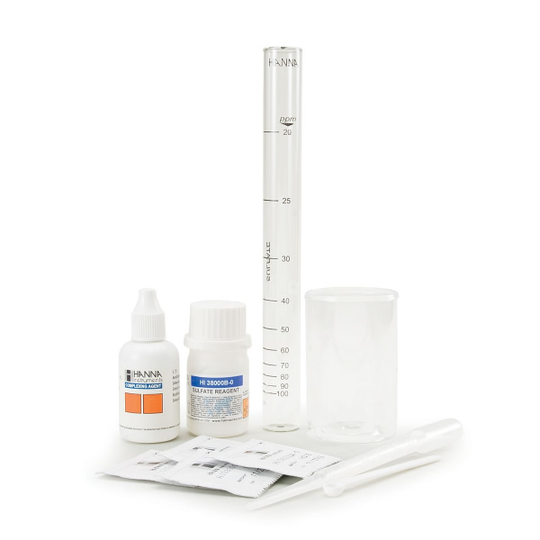 TEST KIT SULFATOS RANGO BAJO (20-100MG)
