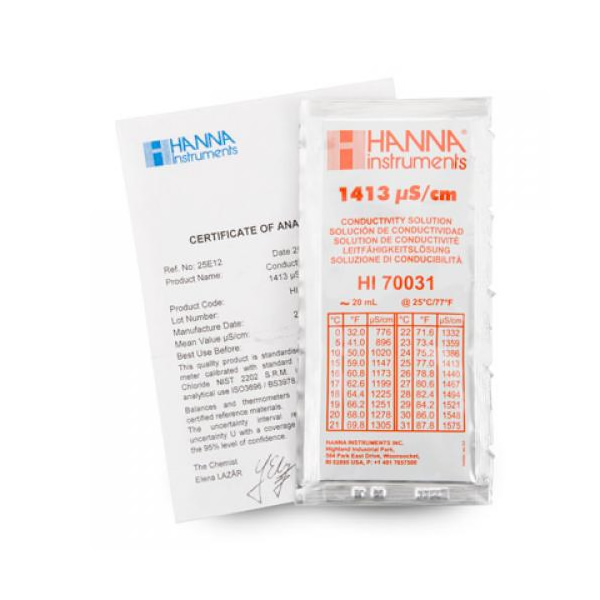 SOLUCIÓN EN SOBRES 1,413US CERT(25x20ML)