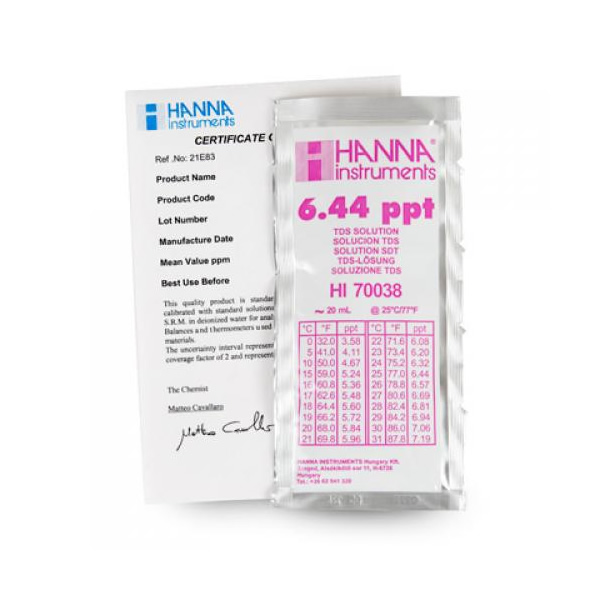 SOLUCIÓN SOBRES DE 6.44PPT CERT(25x20ML)