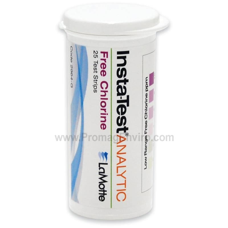 TIRAS CLORO LIBRE 0-10PPM CON 25