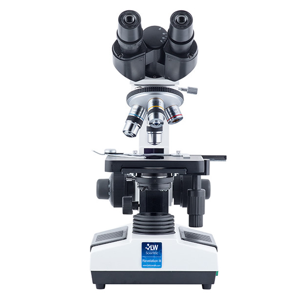 MICROSCOPIO BINOCULAR 4-10-40-100X LED