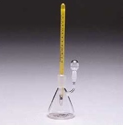 PICNOMETRO SERIADO CON TERMOMETRO 25ML.