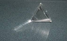 EMBUDO VIDRIO TALLO CORTO 75MM