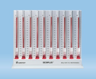 SOPORTE SEDIMENTACION CON PARED GRADUADO